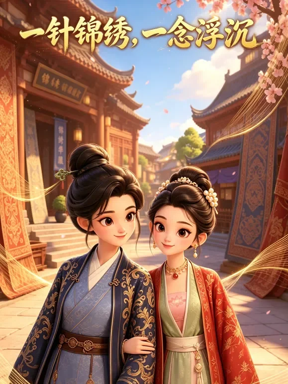 一针锦绣，一念浮沉动漫海报