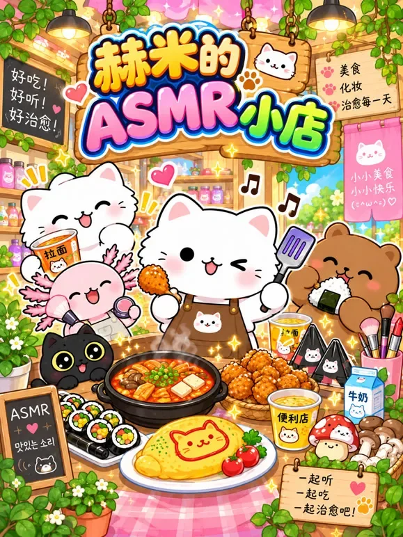 赫米的 ASMR 小店动漫海报