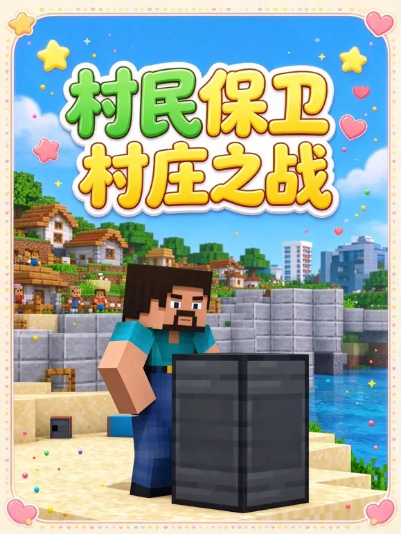 村民保卫村庄之战动漫海报
