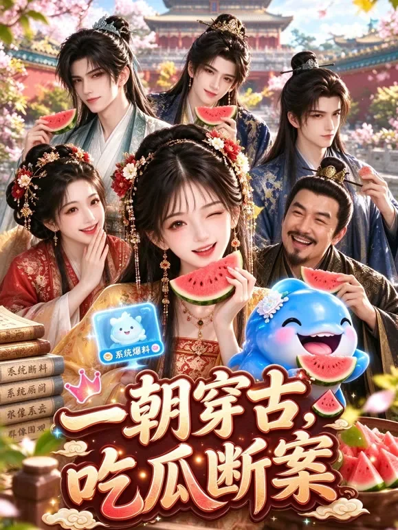 一朝穿古，吃瓜断案动漫海报