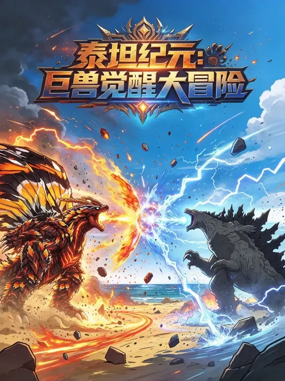 泰坦纪元：巨兽觉醒大冒险动漫海报