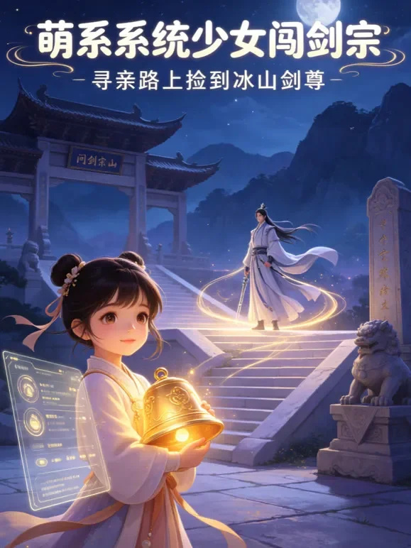 萌系系统少女闯剑宗动漫海报