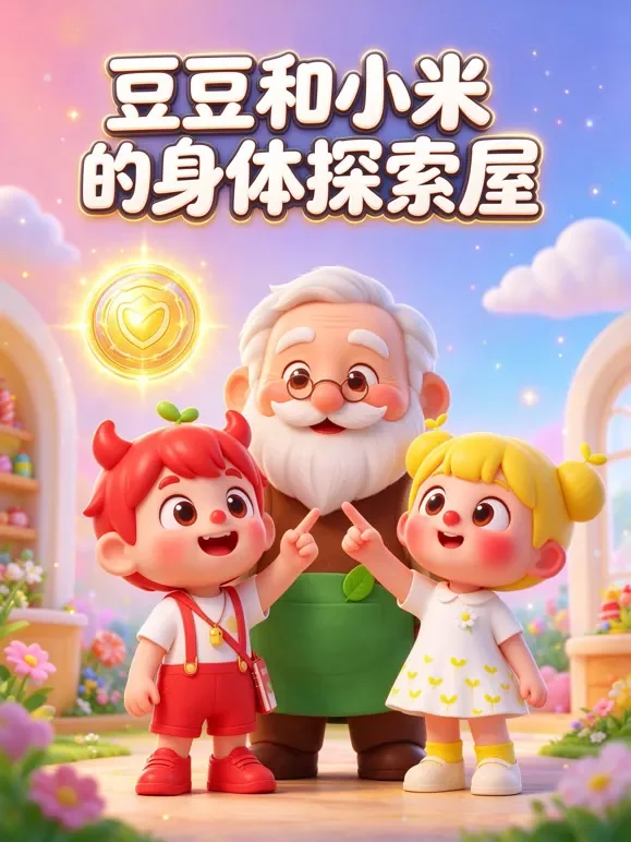 豆豆和小米的身体探索屋动漫海报
