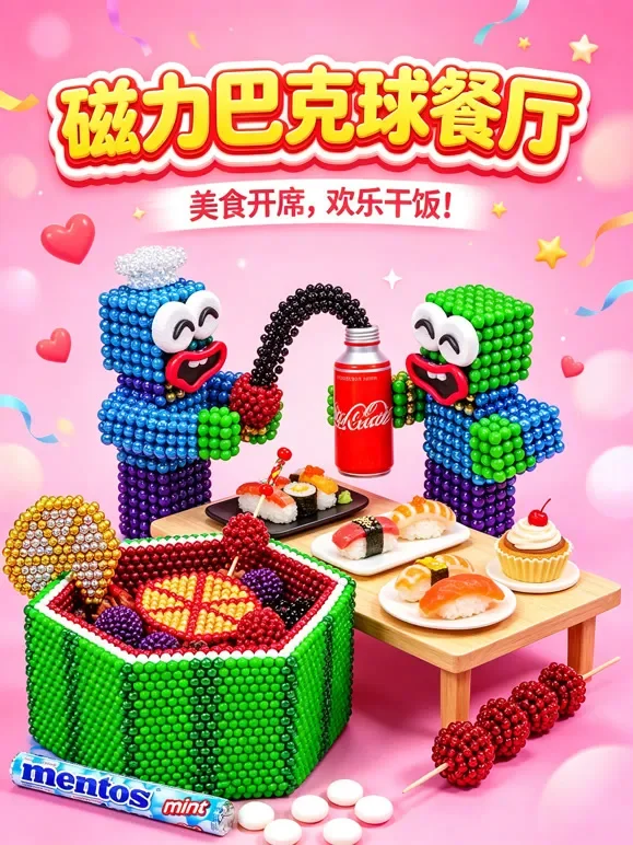磁力巴克球餐厅动漫海报