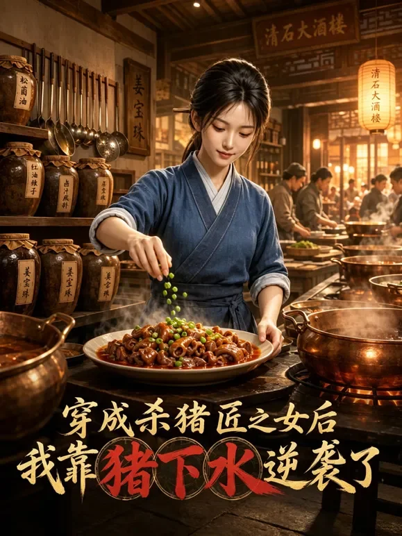 穿成杀猪匠之女后,我靠猪下水逆袭了动漫海报