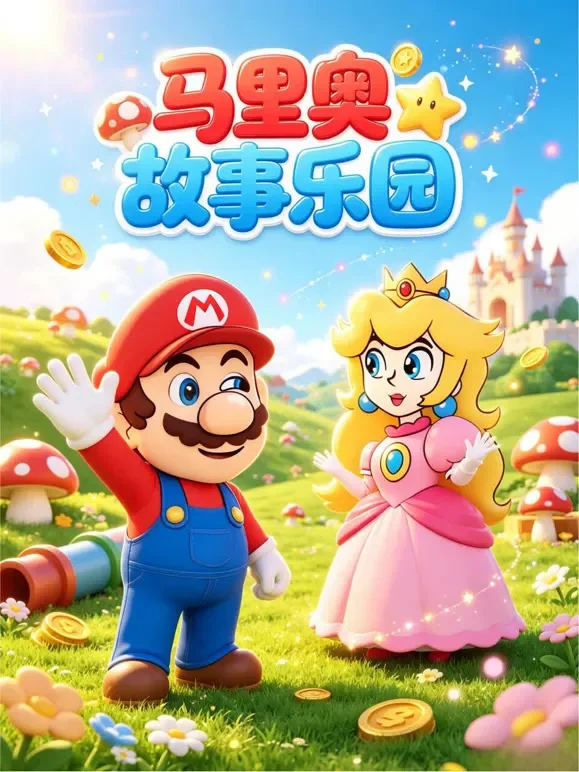 马里奥故事乐园动漫海报