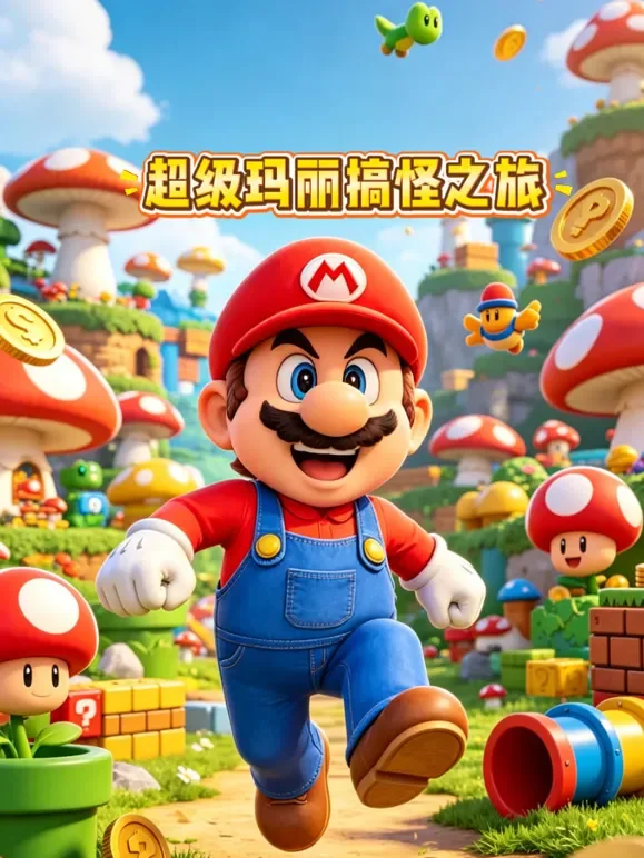 超级玛丽搞怪之旅动漫海报