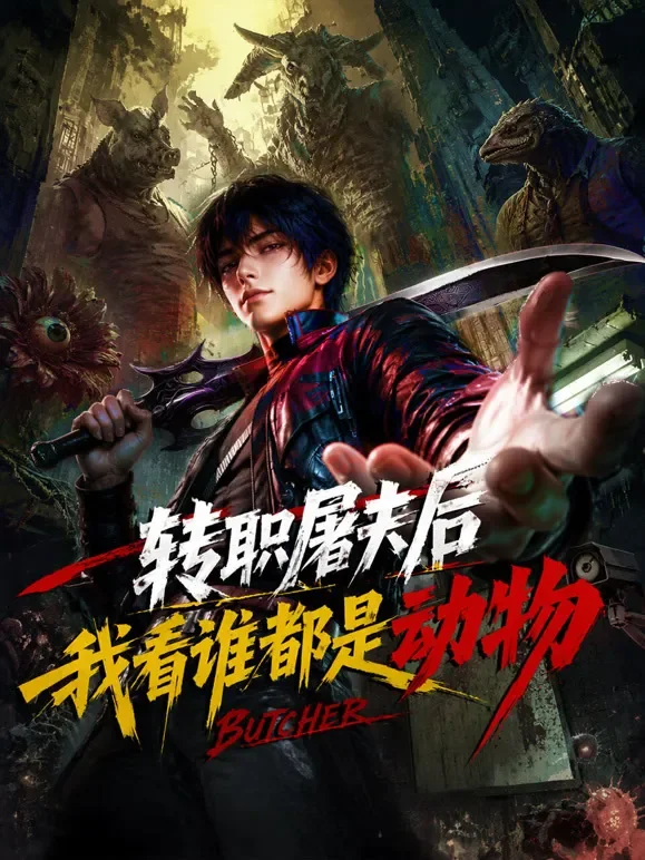 转职屠夫后，我看谁都是动物动漫海报