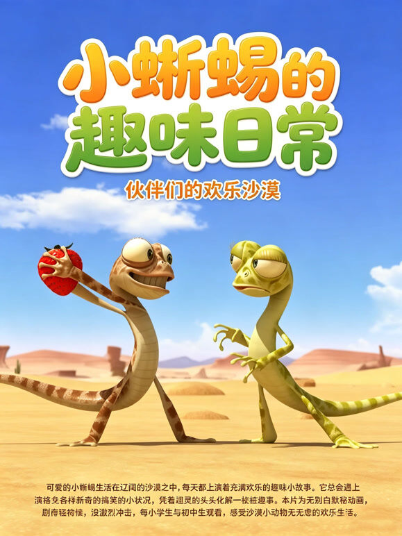小蜥蜴奥斯卡的趣味日常