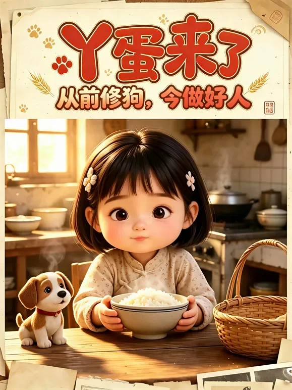 丫蛋来了：从前修狗，今做好人动漫海报