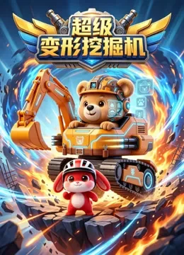 超级变形挖掘机动漫海报