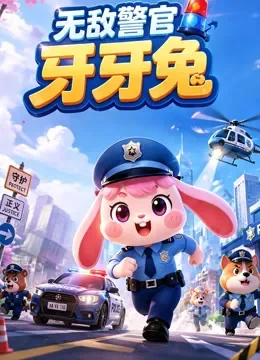 无敌警官牙牙兔动漫海报