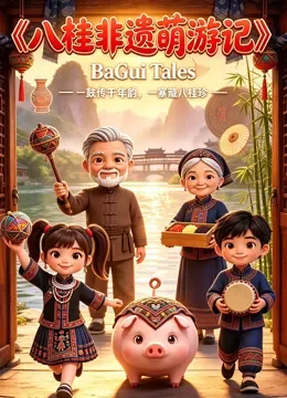 八桂非遗萌游记动漫海报