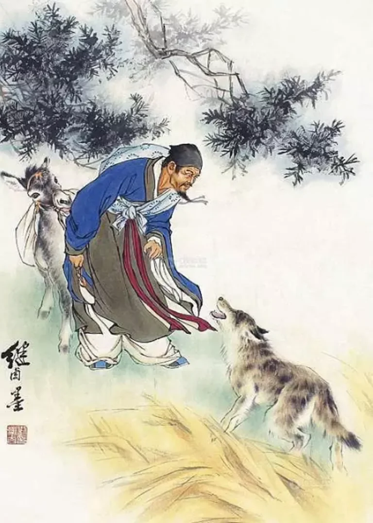 东郭先生动漫海报