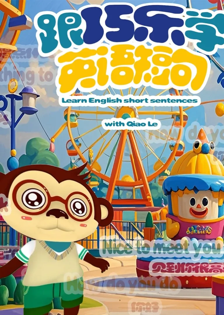 跟巧乐学英语短句动漫海报
