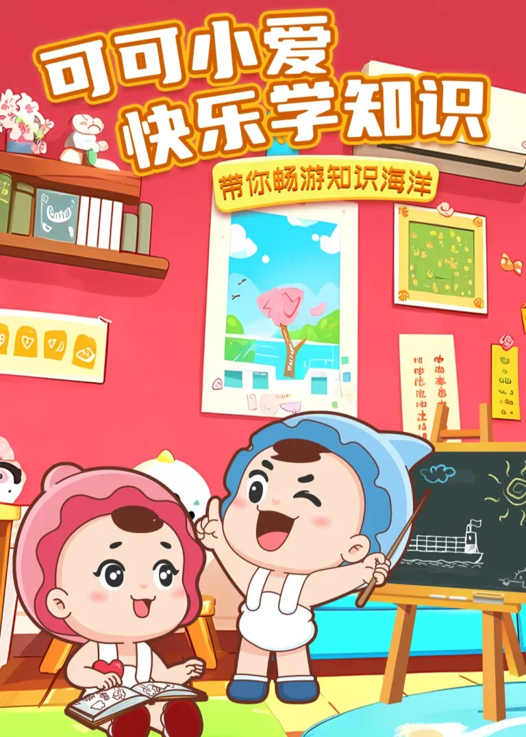 可可小爱快乐学知识动漫海报