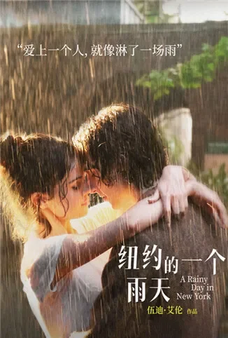 纽约的一个雨天 普通话版电影海报