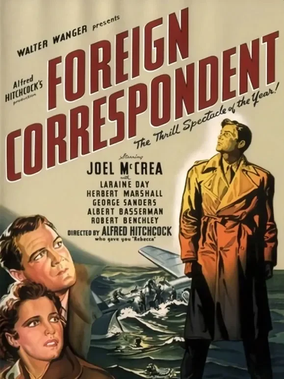 海外特派员（1940）电影海报