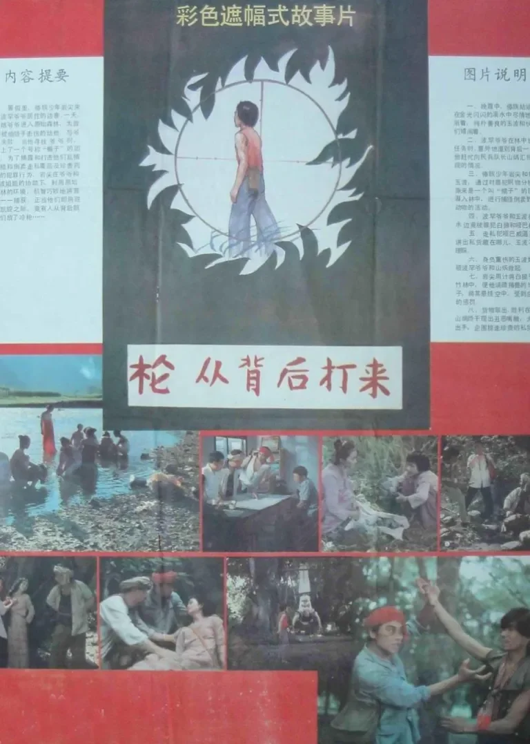 枪，从背后打来电影海报