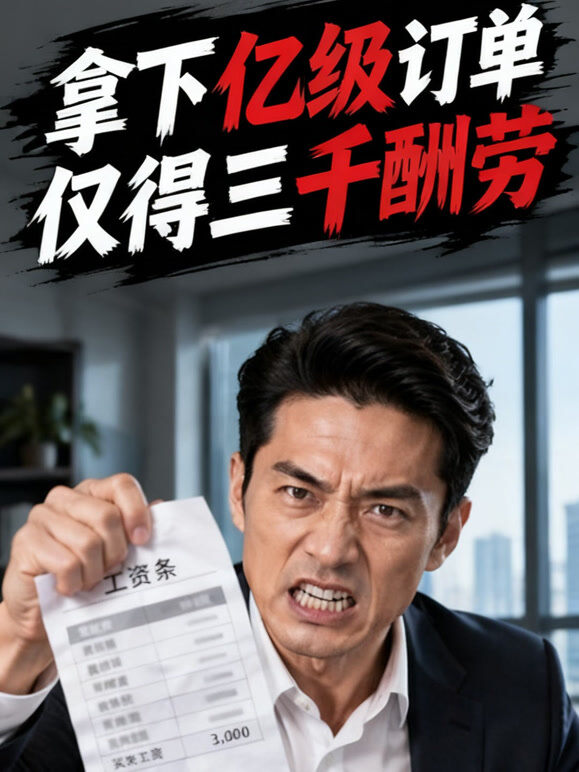 拿下亿级订单仅得三千酬劳