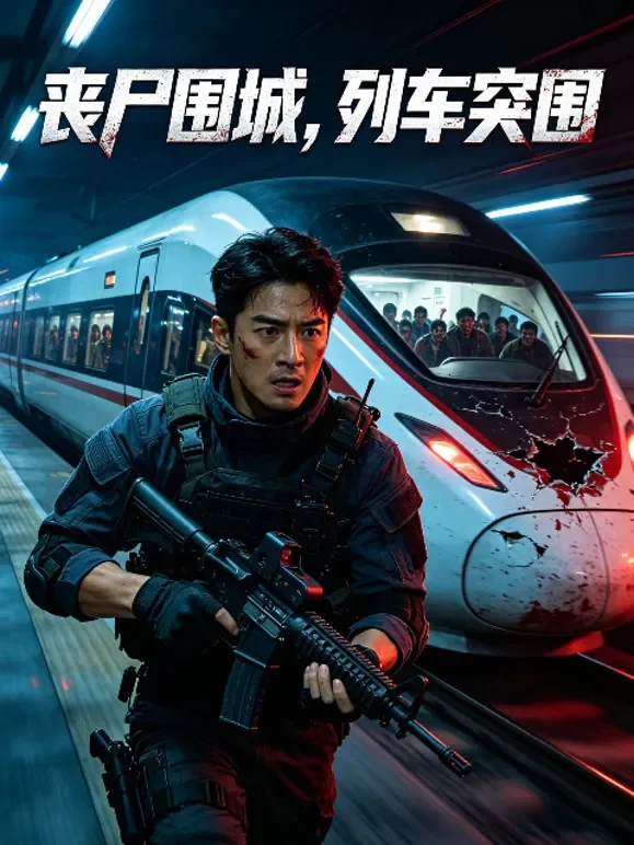 丧尸围城，列车突围短剧海报