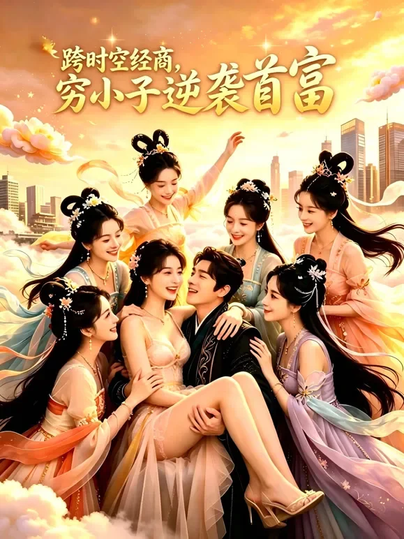 跨时空经商，穷小子逆袭首富短剧海报