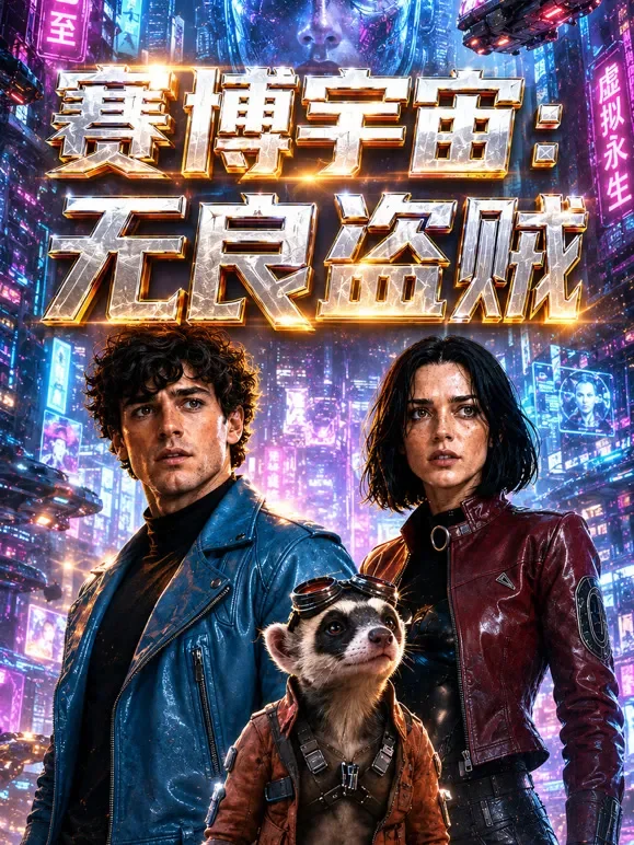 赛博宇宙：无良盗贼短剧海报
