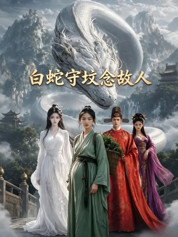 白蛇守坟念故人短剧海报