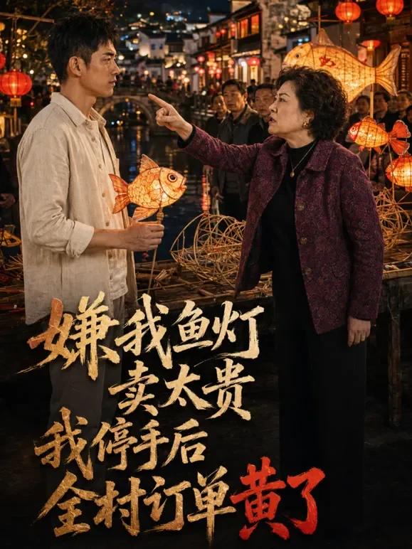 嫌我鱼灯卖太贵，我停手后全村订单黄了短剧海报