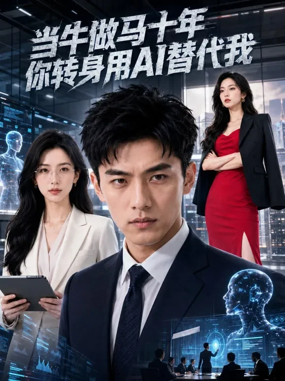 当牛做马十年，你转身用AI替代我短剧海报