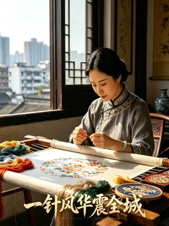 一针风华震全城短剧海报