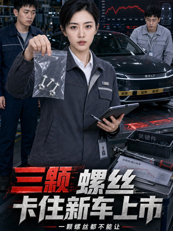 三颗螺丝卡住新车上市
