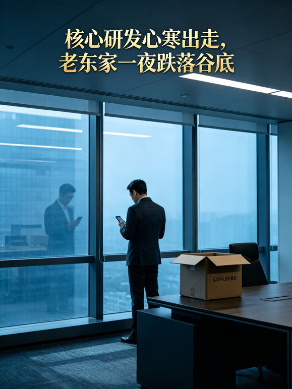 核心研发心寒出走，老东家一夜跌落谷底