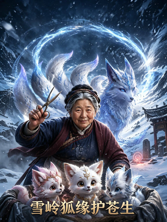 雪岭狐缘护苍生