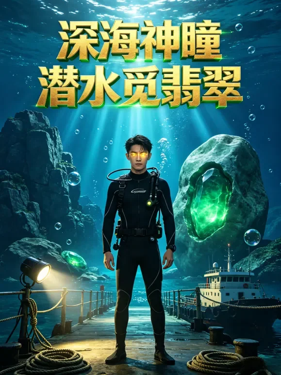 深海神瞳，潜水觅翡翠短剧海报