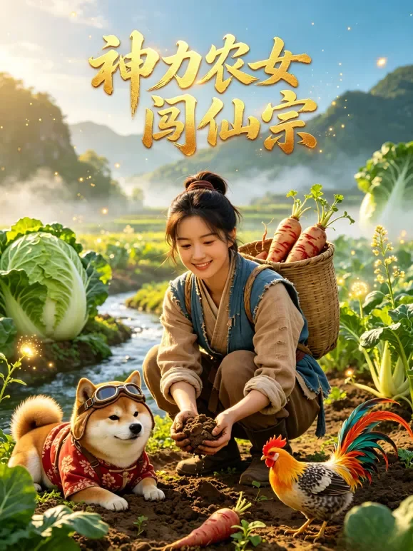 神力农女闯仙宗短剧海报