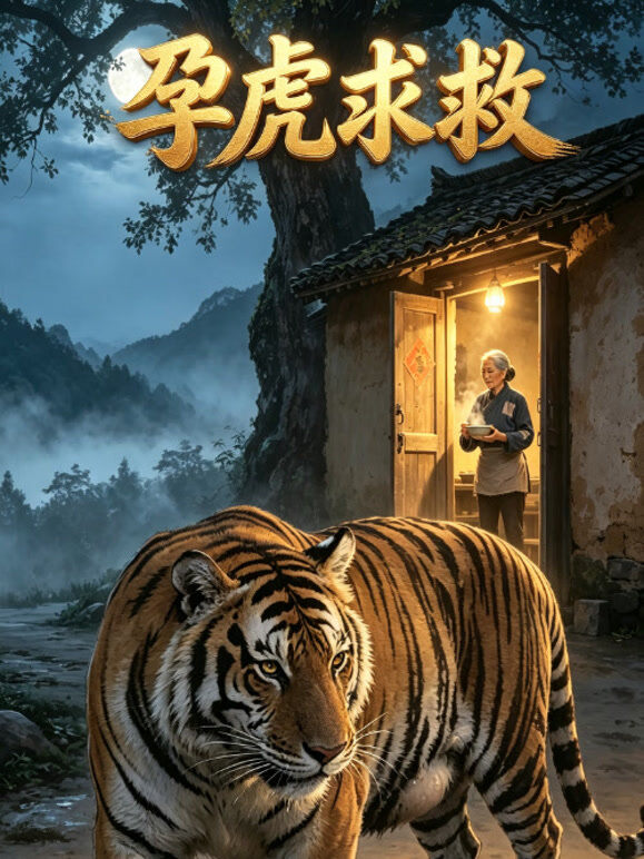 孕虎求救