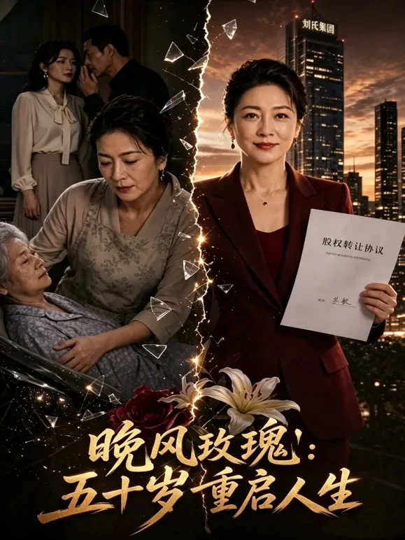 晚风玫瑰：五十岁重启人生短剧海报