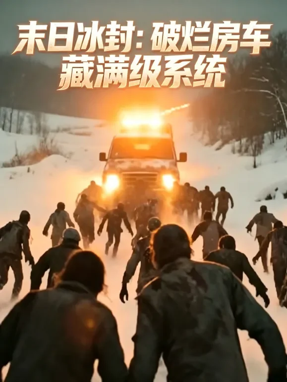 末日冰封：破烂房车藏满级系统短剧海报