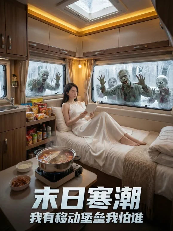 末日寒潮我有移动堡垒我怕谁短剧海报
