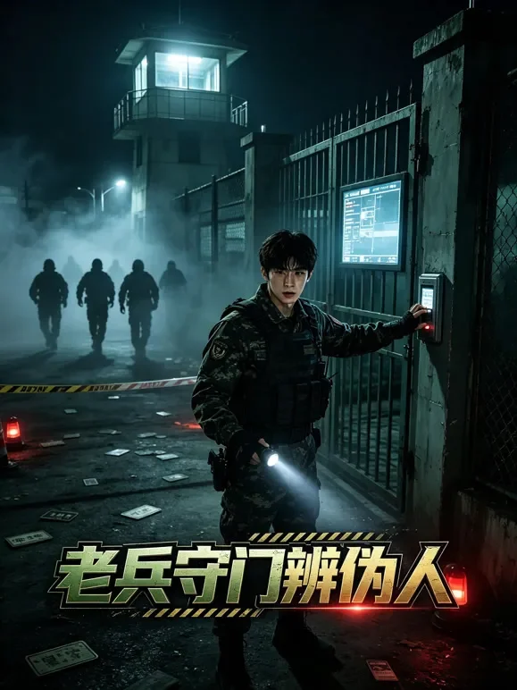 老兵守门辨伪人短剧海报