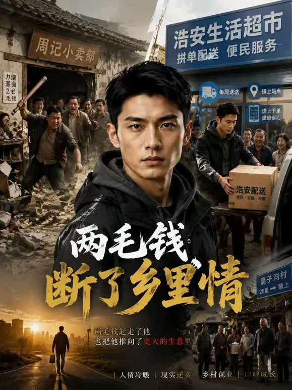 两毛钱断了乡里情短剧海报