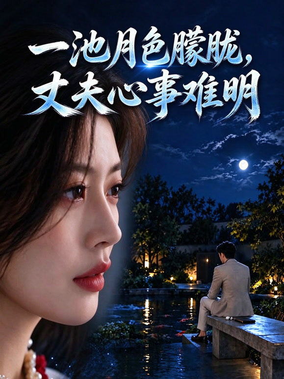 一池月色朦胧，丈夫心事难明