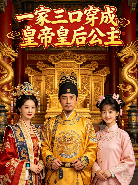 一家三口穿成皇帝皇后公主