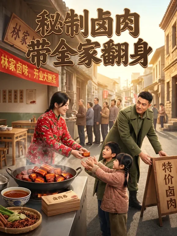 秘制卤肉，带全家翻身短剧海报