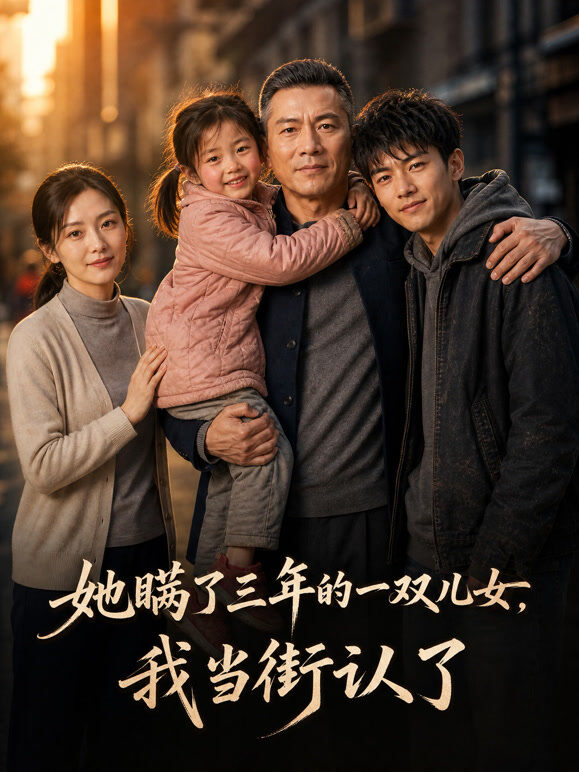 她瞒了三年的一双儿女，我当街认了
