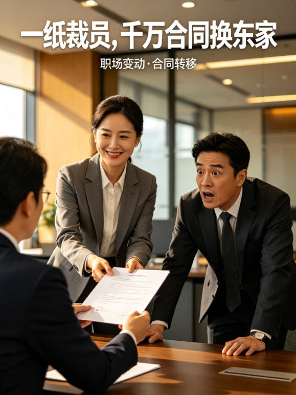 一纸裁员，千万合同换东家