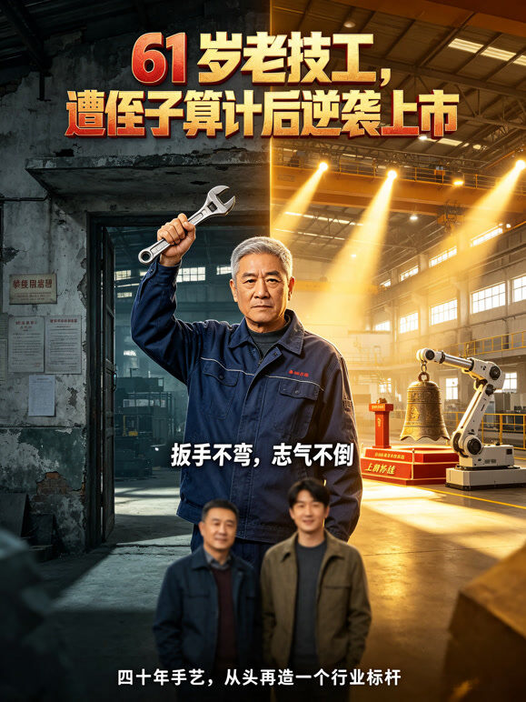 61 岁老技工，遭侄子算计后逆袭上市