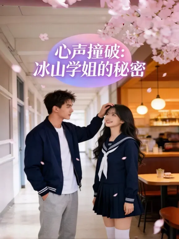 心声撞破：冰山学姐的秘密短剧海报