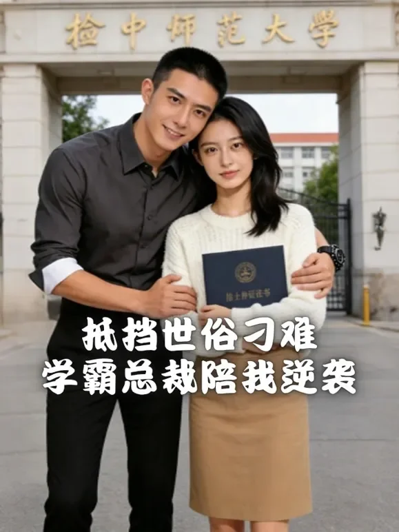 抵挡世俗刁难，学霸总裁陪我逆袭短剧海报